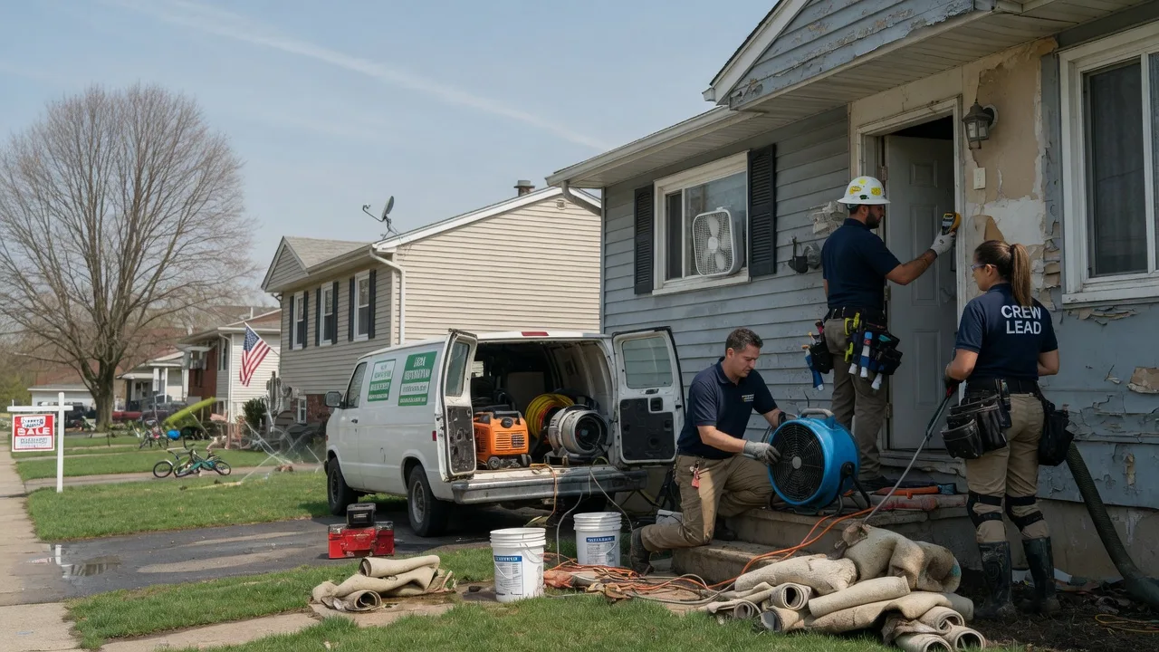 Flood Cleanup in Dunbar, WI near me