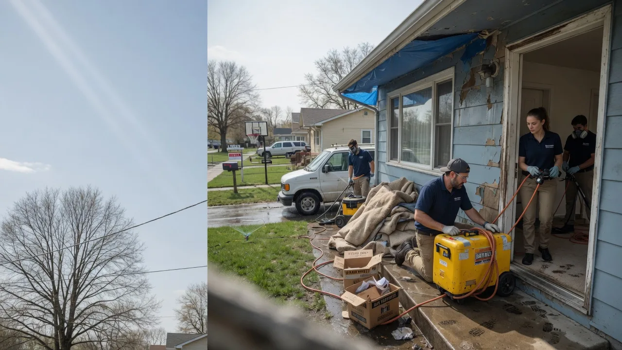 Basement Flood Cleanup in Dunbar, WI near me